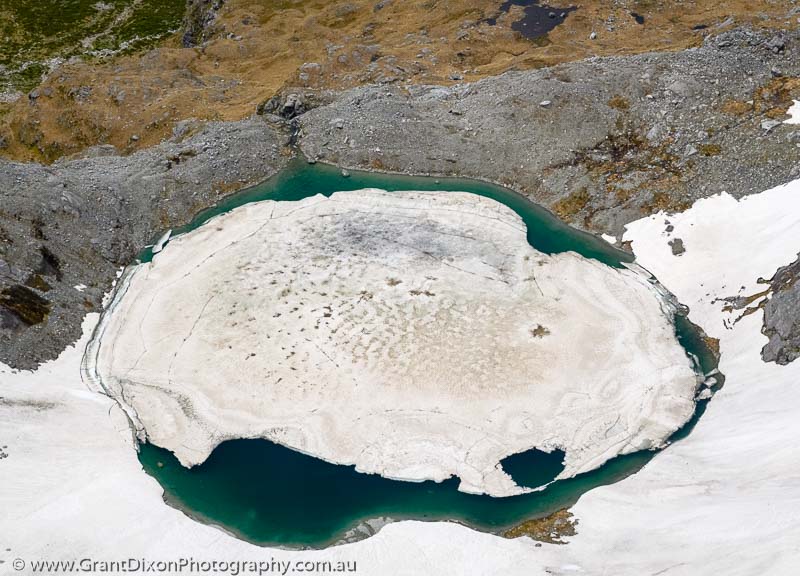 image of Mt Ward thawing lake